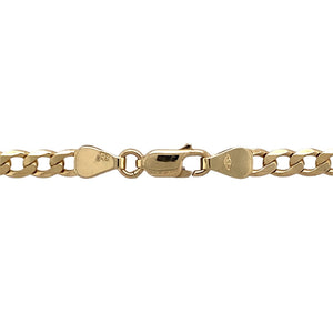 Preowned 9ct Yellow Gold 18" Curb Chain with the weight 15.10 grams and link width 5mm