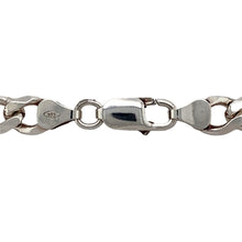 Load image into Gallery viewer, Preowned 925 Silver 20&quot; Curb Chain with the weight 49.10 grams and link width 8mm
