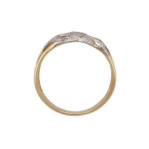 9ct Gold & Diamond Set Celtic Knot Ring