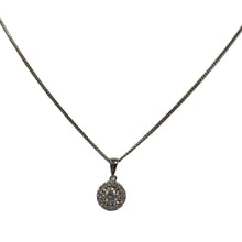 Load image into Gallery viewer, New 9ct White Gold &amp; Diamond Halo Set Pendant
