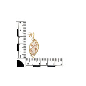 9ct Gold Clogau Tree of Life Dropper Earrings