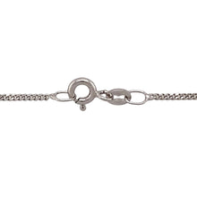 Load image into Gallery viewer, New 9ct White Gold 20&quot; Curb Pendant Chain with the weight 2.66 grams and link width approximately 1.5mm
