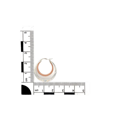 925 Silver Clogau Double Hoop Creole Earrings