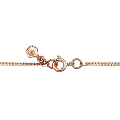 9ct Gold & Diamond Set Clogau Vine of Life Heart 18" Necklace