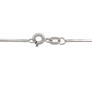 18ct White Gold & Diamond Set Cross 16" Necklace