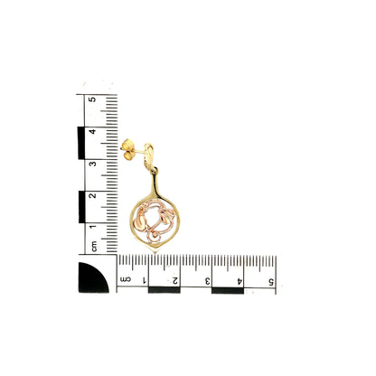 9ct Gold Clogau Tree of Life Drop Earrings