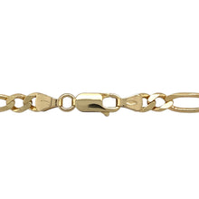 Load image into Gallery viewer, Preowned 9ct Yellow Gold 19&quot; Figaro Chain with the weight 13.90 grams and link width 5mm
