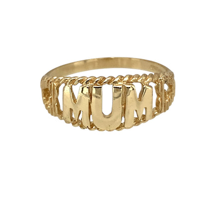 New 9ct Gold Mum Ring