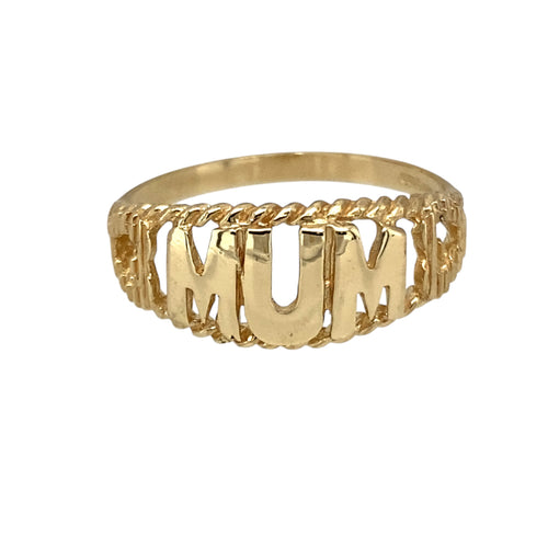 New 9ct Gold Mum Ring