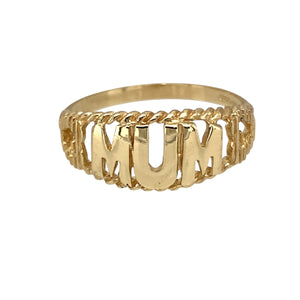 New 9ct Gold Mum Ring