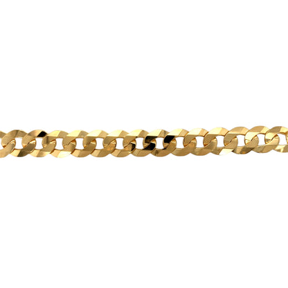 New 9ct Solid Gold 24" Curb Chain 86 grams