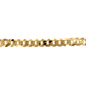 New 9ct Solid Gold 24" Curb Chain 86 grams