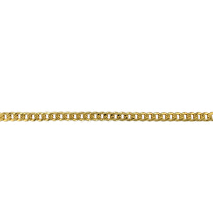 New 9ct Gold 24" Hollow Curb Chain 17 grams