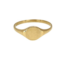 Load image into Gallery viewer, New 9ct Gold Children&#39;s Circle Signet Ring
