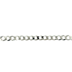 New 925 Silver 8.75" Curb Bracelet 21 grams