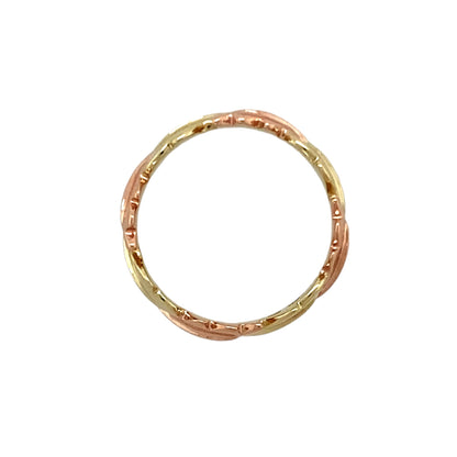 9ct Gold Clogau Royal Oak Leaf Band Ring