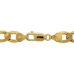 Preowned 9ct Yellow Gold 20" Curb Chain with the weight 30.80 grams and link width 8mm