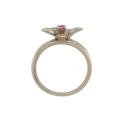 925 Silver & Topaz Set Clogau Flower Ring