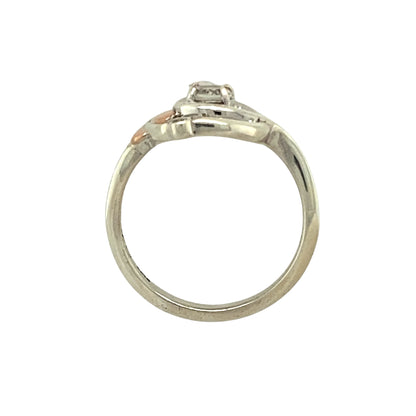 925 Silver & White Topaz Set Clogau Tree of Life Ring