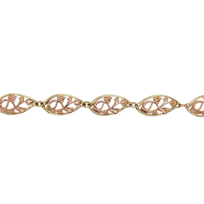 9ct Gold Clogau Tree of Life Style 7.5" Bracelet
