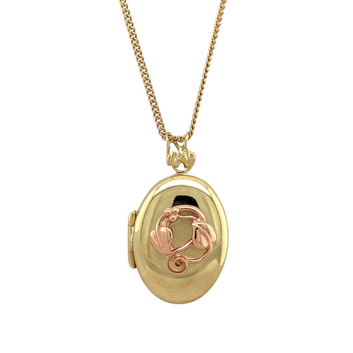 9ct Gold Clogau Tree of Life Oval Locket 18