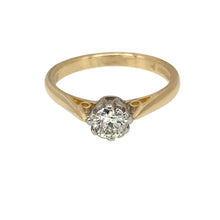 Load image into Gallery viewer, 9ct Gold &amp; Diamond Set Solitaire Ring
