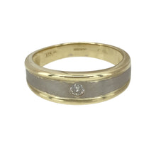 Load image into Gallery viewer, 9ct Gold &amp; Diamond Set Band Ring
