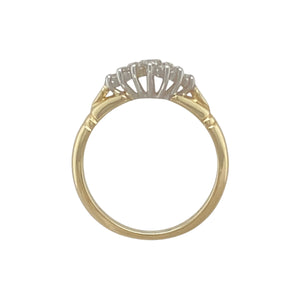 9ct Gold & Diamond Set Cluster Ring