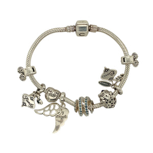 925 Silver 7" Charm Bracelet