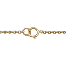 Load image into Gallery viewer, Add a delicate and versatile piece to your jewellery collection with this pre-owned 9ct yellow gold 20&quot; trace chain, featuring:

Design: A classic trace chain, perfect for pairing with a pendant to create a stylish necklace.
Material: 9-carat yellow gold, offering a warm and polished finish.
Length: Measures 20 inches, providing an elegant and versatile fit.
Link Width: A fine 1mm, creating a subtle yet durable design.
Weight: A lightweight 4.10 grams, ensuring comfortable wear.

