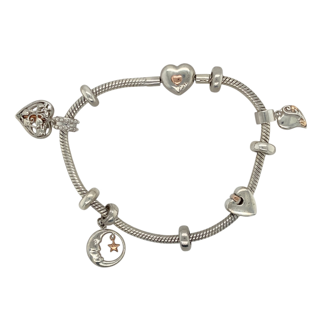 925 Silver Clogau Heart 7.75