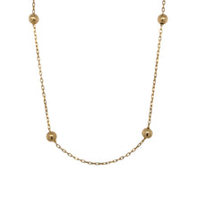 Load image into Gallery viewer, 9ct Gold 16&quot; Ball &amp; Link Necklace/Chain
