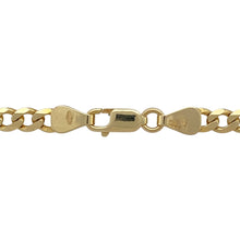 Load image into Gallery viewer, Add a timeless classic to your jewellery collection with this pre-owned 9ct yellow gold 18&quot; curb chain.

Design: A sleek and elegant curb link design, perfect for everyday wear or layering with other pieces.
Material: Made from 9-carat yellow gold, offering a warm and polished finish for a refined look.
Size &amp; Weight: The chain measures 18 inches in length, has a link width of 3mm, and weighs 7.50 grams, ensuring a comfortable yet durable fit.

