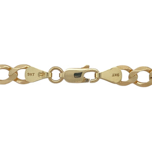 Add a bold and elegant statement to your jewellery collection with this pre-owned 9ct yellow gold 20" curb chain.

Design: A classic and substantial curb link design, offering a timeless and sophisticated look.
Material: Made from 9-carat yellow gold, providing a warm and polished finish for enduring beauty.
Size & Weight: The chain measures 20 inches in length, has a link width of 6mm, and weighs 15.90 grams, ensuring a sturdy and comfortable fit.