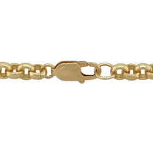 Load image into Gallery viewer, Make a bold statement with this pre-owned 9ct yellow gold 24&quot; belcher chain, a piece that exudes sophistication and style.

Design: A classic and substantial belcher link design, offering a strong and timeless look that stands out.
Material: Made from 9-carat yellow gold, providing a rich and polished finish for lasting elegance.
Size &amp; Weight: The chain measures 24 inches in length, has a link width of 6mm, and weighs 70.20 grams, ensuring a durable and comfortable fit.

