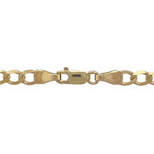 Load image into Gallery viewer, Add a refined and timeless piece to your jewellery collection with this pre-owned 9ct yellow gold 30&quot; curb chain.

Design: A classic curb link design, offering a sleek and polished look that remains stylish through the years.
Material: Made from 9-carat yellow gold, providing a warm, rich finish that enhances the chain&#39;s elegance.
Size &amp; Weight: The chain measures 30 inches in length, has a link width of 4mm, and weighs 8.20 grams, ensuring a comfortable and durable fit.

