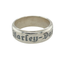 Load image into Gallery viewer, 925 Silver Harley Davidson Band Ring
