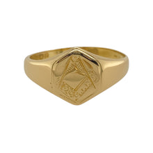 Load image into Gallery viewer, 18ct Gold Masonic Signet Ring

