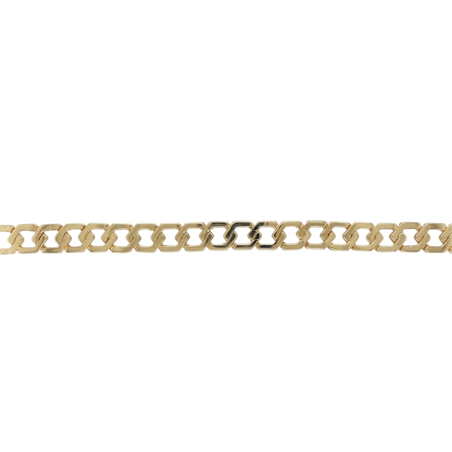 9ct Gold 7.25" Interlinked Bracelet