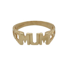 Load image into Gallery viewer, 9ct Gold Mum Ring
