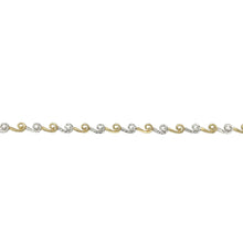 Load image into Gallery viewer, 14ct Gold 8&quot; Patterned Swirl Link Bracelet
