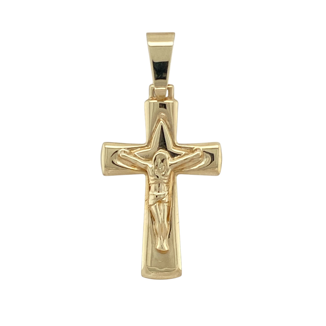 9ct Gold Crucifix Pendant
