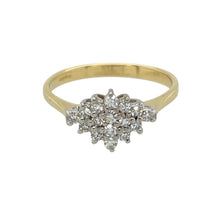 Load image into Gallery viewer, 18ct Gold &amp; Diamond Set Cluster Ring
