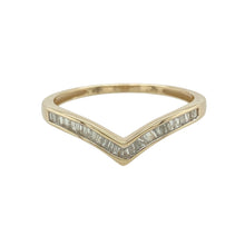 Load image into Gallery viewer, 9ct Gold &amp; Diamond Set Wishbone Ring
