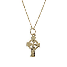 Load image into Gallery viewer, 9ct Gold Celtic Cross 18&quot; Necklace
