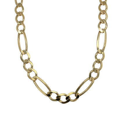 9ct Gold 26" Figaro Chain