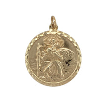 Load image into Gallery viewer, 9ct Gold St Christopher Pendant
