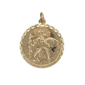 9ct Gold St Christopher Pendant