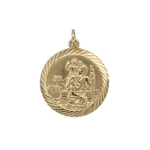 Load image into Gallery viewer, 9ct Gold St Christopher Pendant
