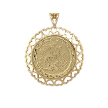 Load image into Gallery viewer, 9ct Gold George and the Dragon Pendant
